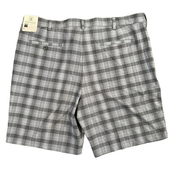 PGA Tour Men's Moisture Wicking Stretch Plaid Golf Shorts Size 40 $68 - Picture 3 of 9